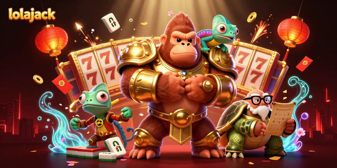 Experience the excitement of lolajack casino with dynamic characters amidst rich gaming elements.