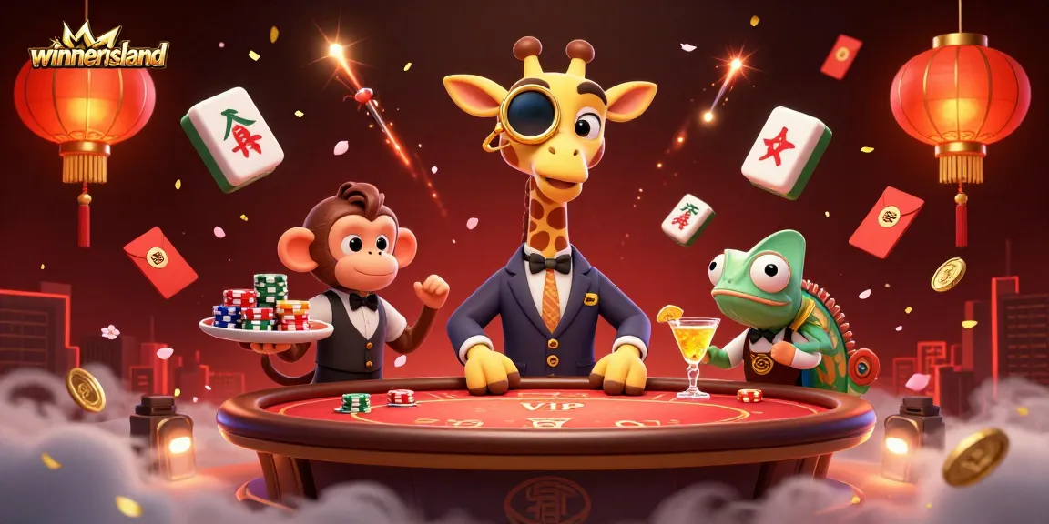Experience thrilling gameplay at winnerisland, where vibrant 3D characters celebrate casino excitement.